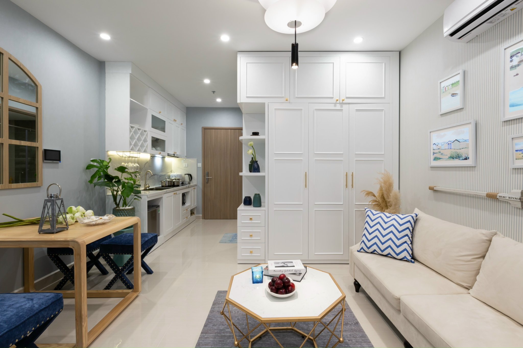 Studio Biển Xanh, 34m2 Toà S302  view hồ hoa súng