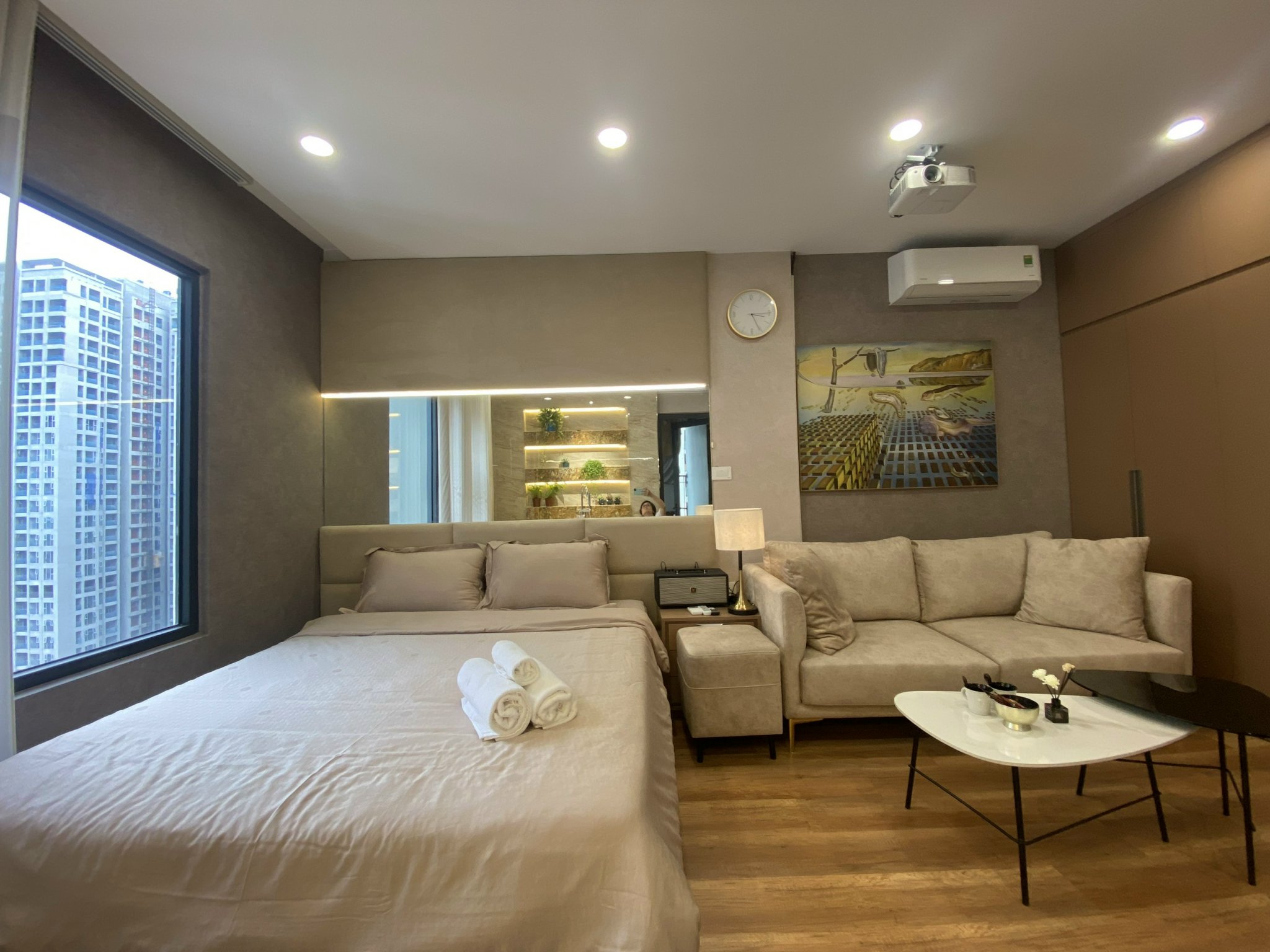 Studio Mystery 34m2, có bồn tắm view biển hồ