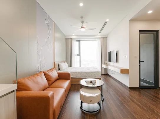 Homestay Masteri Vinhomes Smart City - Lake View có bể bơi vô cực