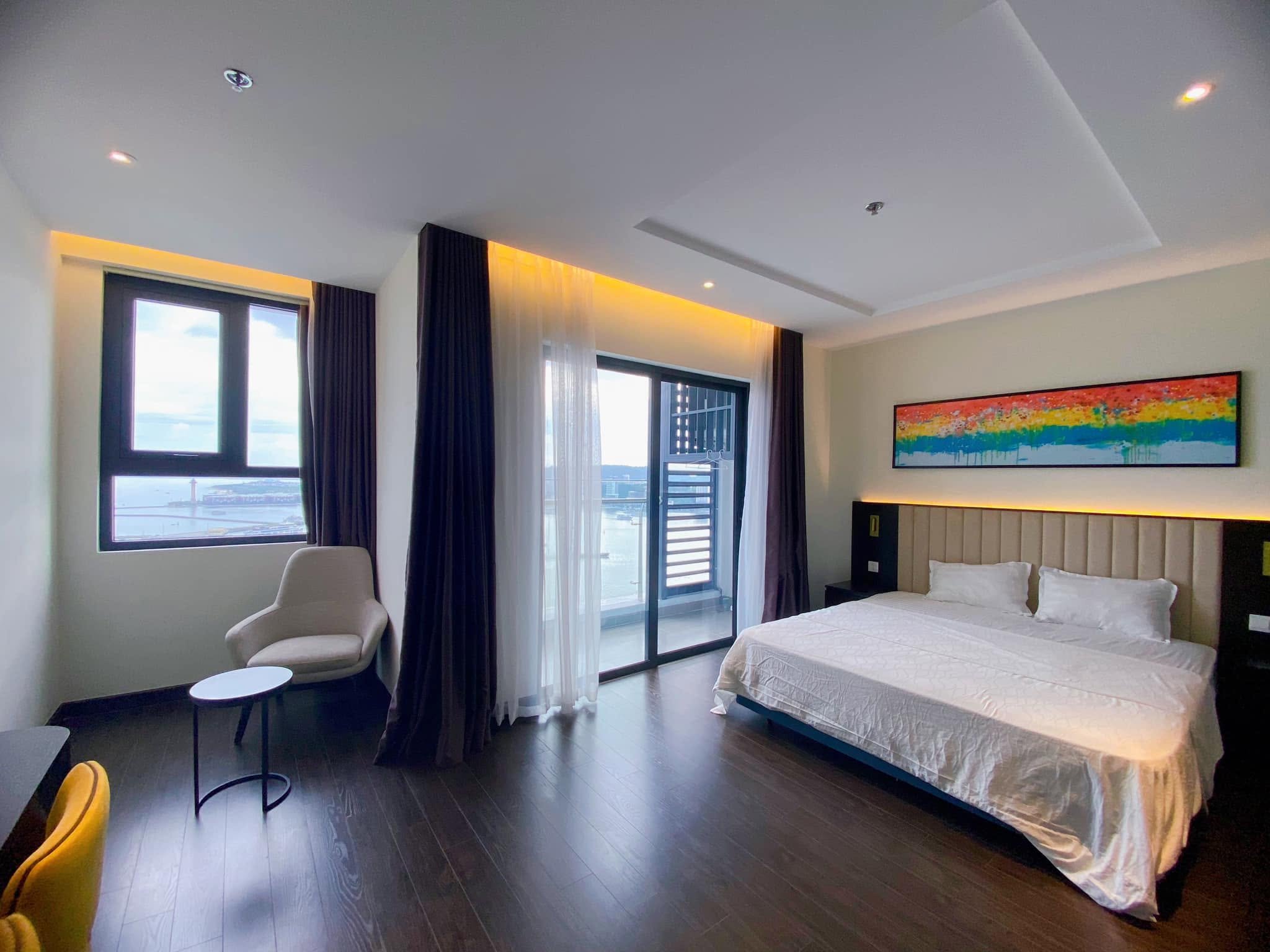 Homestay Sapphire Hòn Gai Hạ Long Studio View Biển Ngắm Pháo Hoa Tầng Cao