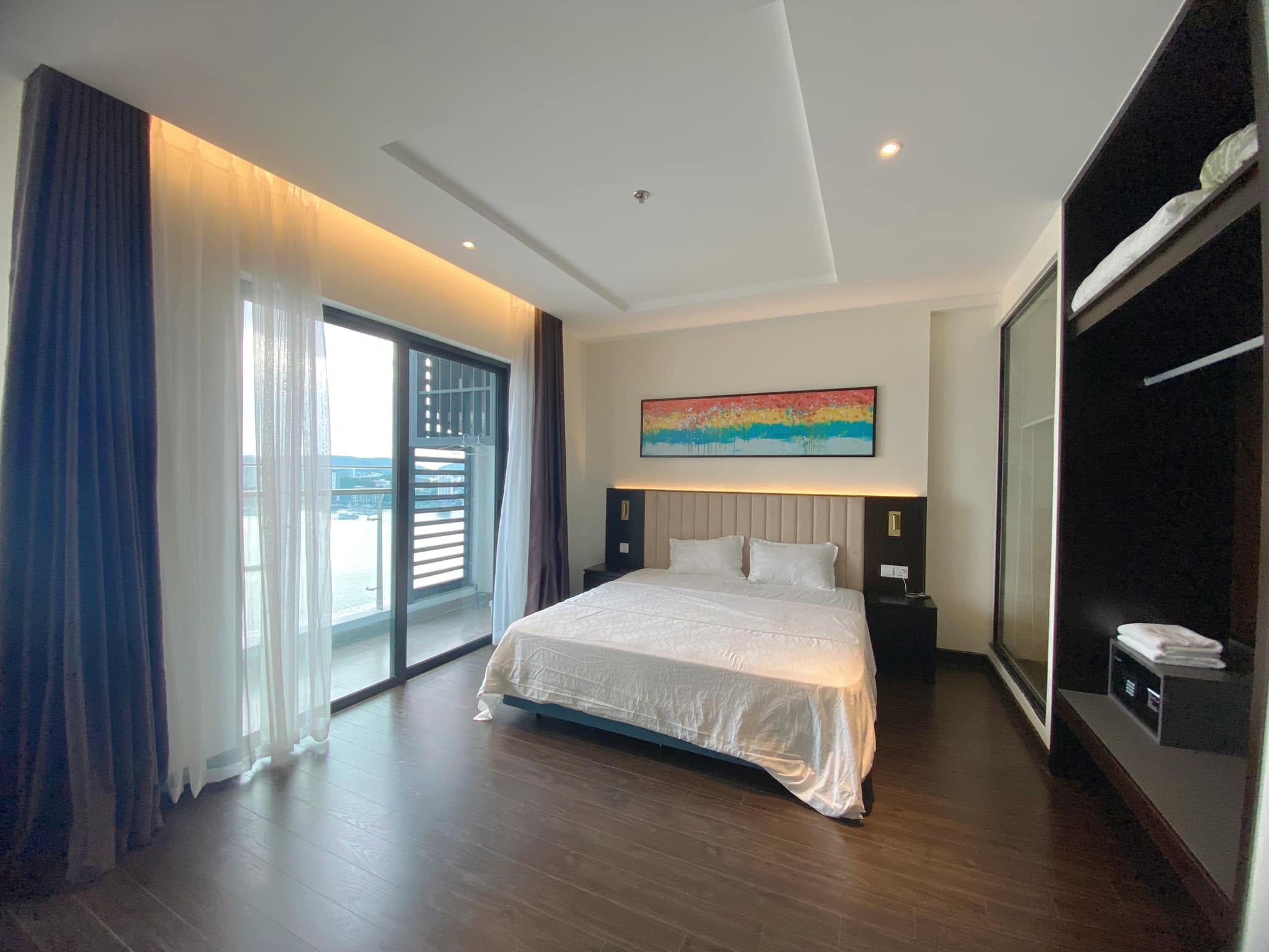Homestay Sapphire Hòn Gai Hạ Long Studio View Biển Ngắm Pháo Hoa Tầng Cao